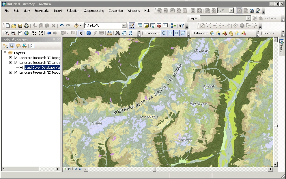 ArcGIS Multiple layers